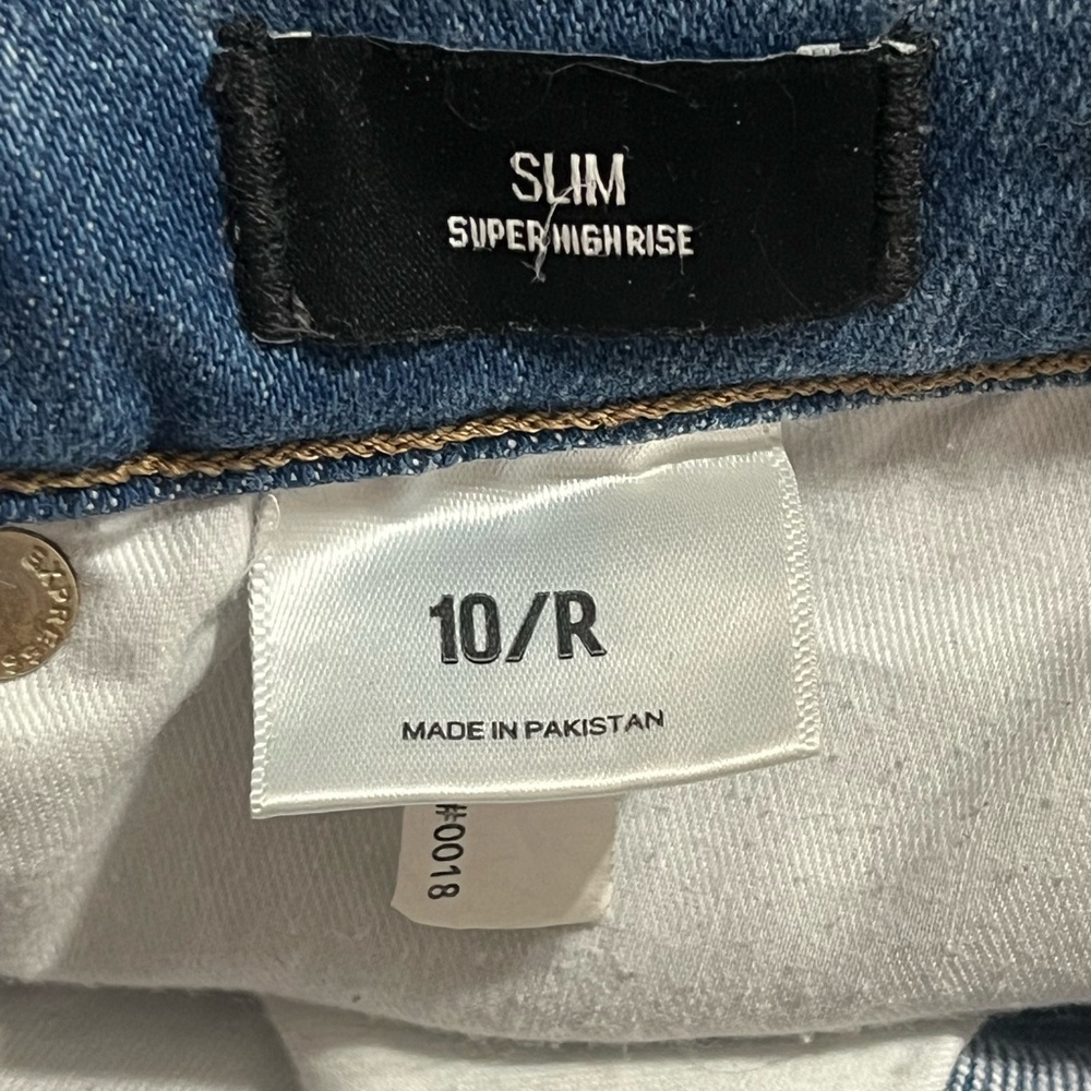 Express Slim Super High Rise size 10 - Picture 5 of 10